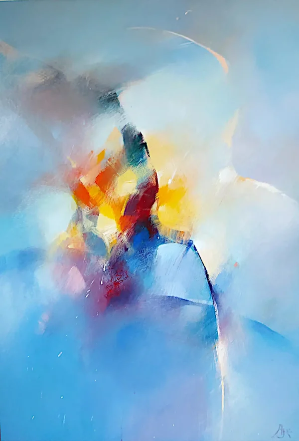 Coming Back- Tableau abstrait -Aisté Jurgilaité