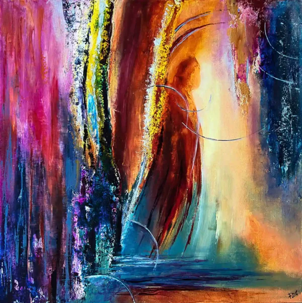 Atma- Peinture abstraite de Francoise Dugourd - Art4You