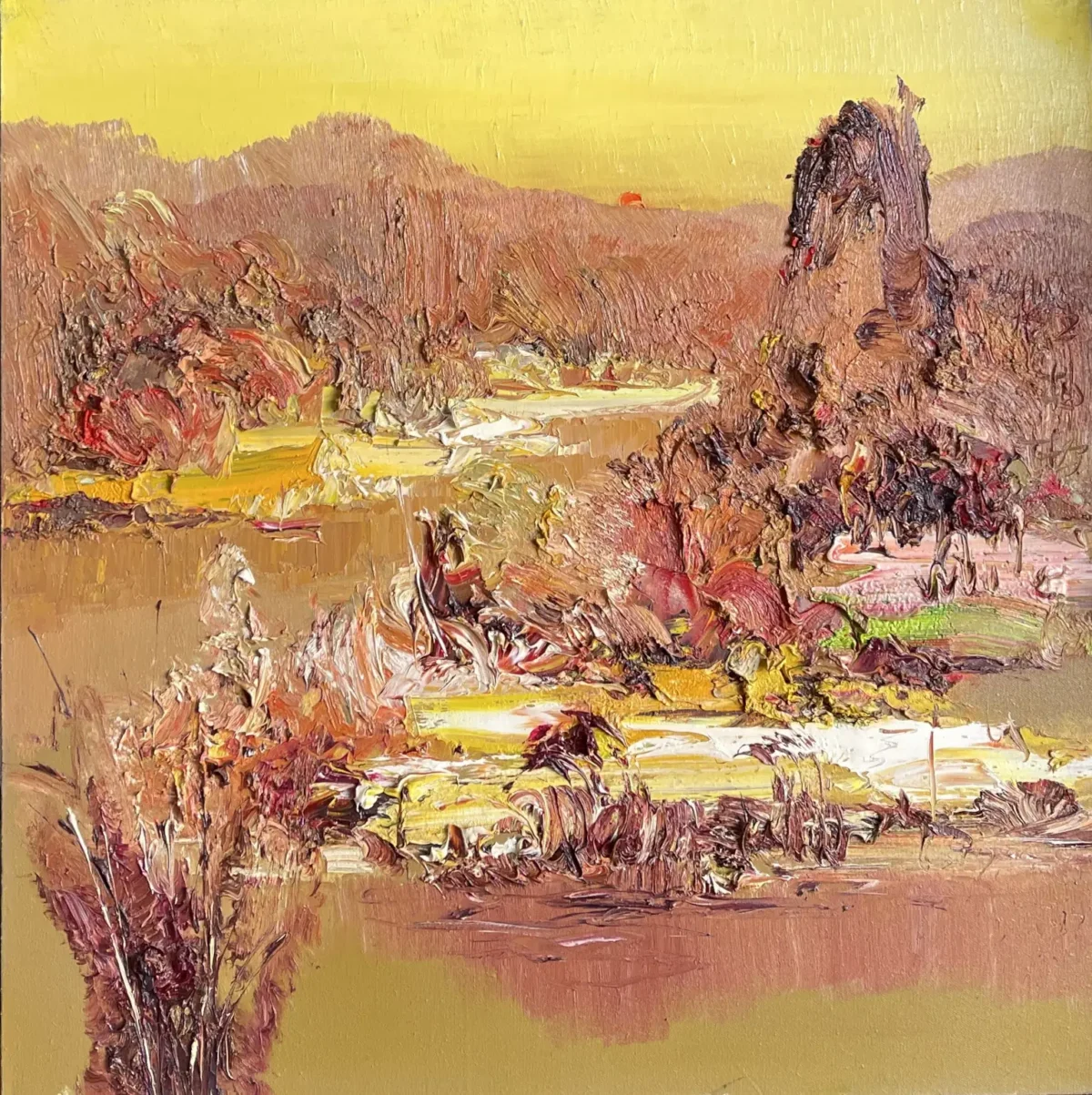 Li River in Autumn - Baisong Wang